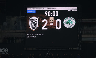 ΠΑΟΚ - Παναθηναϊκός 2-0: Τα γκολ του ντέρμπι