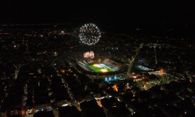ΠΑΟΚ: Υποδέχθηκε το 2026 με εντυπωσιακό pyroshow για τα 100 χρόνια ζωής (pics)