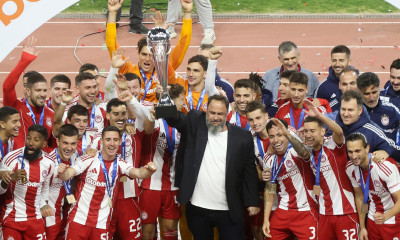 Μαρινάκης: «Φτάσαμε στο χρυσό τρεμπλ των 100 χρόνων θρυλικής ιστορίας»