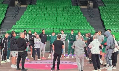 Παναθηναϊκός AKTOR: Στην προπόνηση ο Δημήτρης Γιαννακόπουλος, μίλησε στην ομάδα