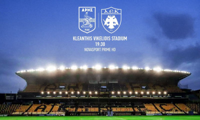 LIVE Άρης – ΑΕΚ: Το «κιτρινόμαυρο» ντέρμπι της Super League