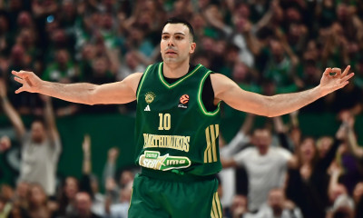 Παναθηναϊκός AKTOR: Συνεχίζει να γράφει ιστορία ο Σλούκας - 100 «πράσινες» συμμετοχές στη Euroleague