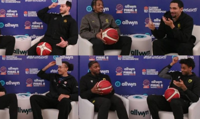 Προθέρμανση με κρητικό challenge για τους παίκτες του Allwyn Final 8 (vid.)