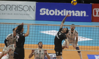 Volley League: Νίκη στο tie break ο ΠΑΟΚ, βαθμό κορυφής ο Παναθηναϊκός