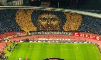 Ερυθρός Αστέρας: Απίθανο κορεό των οπαδών με τον Άγιο Συμεών για την πρόκριση