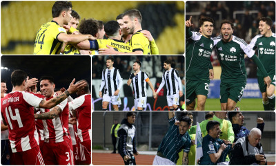 Super League: Η «μάχη» για την κορυφή και την είσοδο στα play offs - Τα ματς που απομένουν