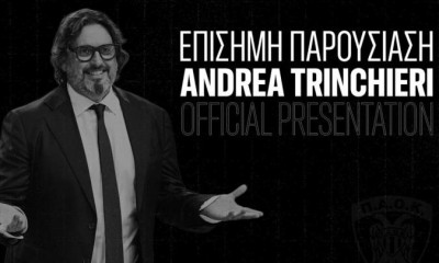 Live Streaming η παρουσίαση του Αντρέα Τρινκιέρι από τον ΠΑΟΚ