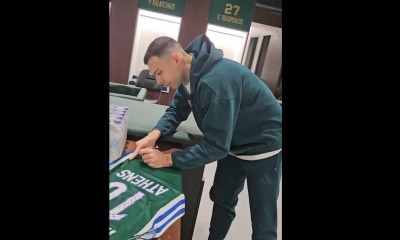 Παναθηναϊκός: Η πολύ όμορφη κίνηση του Σλούκα για τη μικρή Σίλια (vid)