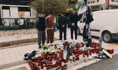 ΠΑΟΚ: Δεν ξέχασε τον Κλεομένη η ΠΑΕ - Άφησε λουλούδια και φανέλα στο σημείο της δολοφονίας