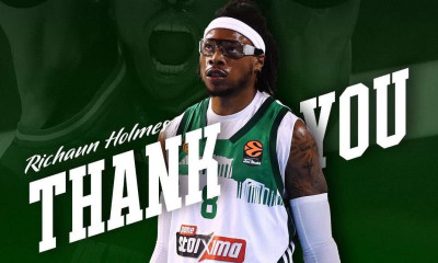 Παναθηναϊκός AKTOR: Ολοκληρώθηκε η συνεργασία με τον Ρισόν Χολμς