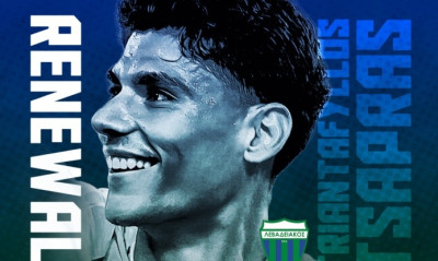 Μεταγραφές, Λεβαδειακός: «Έδεσε» Τσάπρα μέχρι το 2030