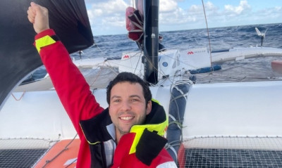 Ο Γάλλος ιστιοπλόος, Γκιρέκ Σουντέ έκανε ρεκόρ για τον γύρο του κόσμου