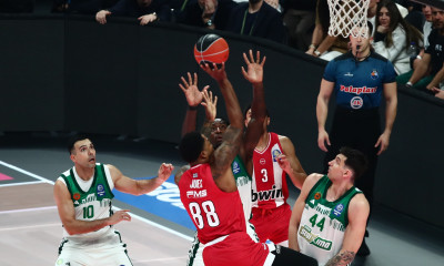 Greek Basketball League: Η βαθμολογία μετά το ντέρμπι Παναθηναϊκός AKTOR - Ολυμπιακός