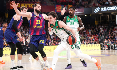 Μπαρτσελόνα - Παναθηναϊκός AKTOR 79-93: Πράσινος σίφουνας διέσυρε τους Καταλανούς