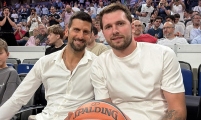 Ντόντσιτς και Τζόκοβιτς βλέπουν μαζί το Ρεάλ Μαδρίτης-Ερυθρός Αστέρας