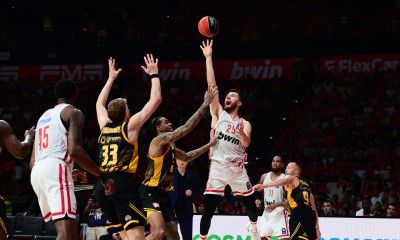 Ολυμπιακός - ΑΕΚ 94-77: «Ερυθρόλευκο» το πρώτο… βήμα
