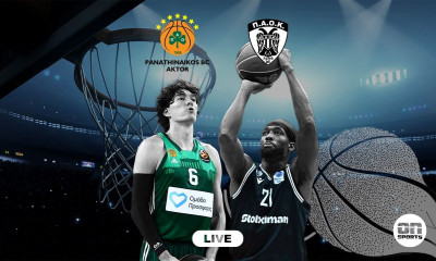 LIVE Παναθηναϊκός AKTOR - ΠΑΟΚ, το Game 1 των ημιτελικών της GBL