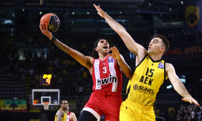 ΑΕΚ - Ολυμπιακός 68-95: Τα highlights του αγώνα