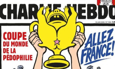 Προκαλεί το Charlie Hebdo: «Γαλλία ολέ, για το Μουντιάλ της παιδοφιλίας»