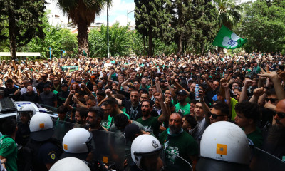 Ο Χουάντσο αποθέωσε τον κόσμο του Παναθηναϊκού κατά την αναχώρηση για ΣΕΦ (vid)