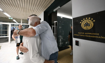 Δύο θρύλοι του Παναθηναϊκού συναντιούνται ξανά: Αγκαλιά Ομπράντοβιτς - Αλβέρτη (pics)