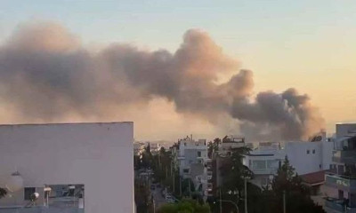 Μεγάλη φωτιά στο παλιό κτήριο του Μπάντμιντον στο Πάρκο Γουδή - Μήνυμα 112