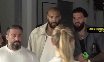 Μύκονος: Οι «γίγαντες» του NBA και της EuroLeague Rudy Gobert και Vincent Poirier στα Ματογιάννια