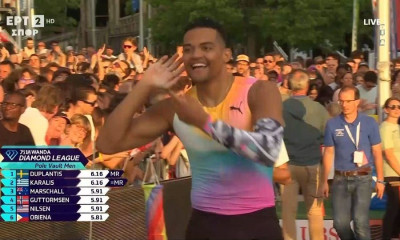 Diamond League: Απίστευτος Καραλής «πέταξε» στα 6,16μ. (vid)