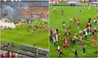 Άγρια επεισόδια σε αγώνα στην Κολομβία - Συγκρούσεις οπαδών σώμα με σώμα