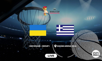 LIVE Ουκρανία - Ελλάδα για τα προκριματικά του Mundobasket 2027