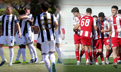 ΠΑΟΚ - Ολυμπιακός: Το ντέρμπι των Β’ ομάδων κλείνει την πρεμιέρα της Super League 2