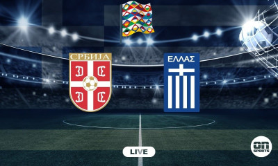LIVE Σερβία - Ελλάδα: Η «μάχη» της Εθνικής στο Βελιγράδι για το Nations League