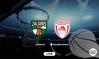 LIVE Ζαλγκίρις - Ολυμπιακός: Η απαιτητική δοκιμασία των Πειραιωτών στο Κάουνας
