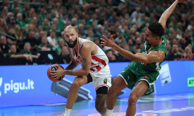 Ζαλγκίρις - Ολυμπιακός 91-93: Ο Φουρνιέ υπέγραψε την «ερυθρόλευκη» απόδραση από το Κάουνας