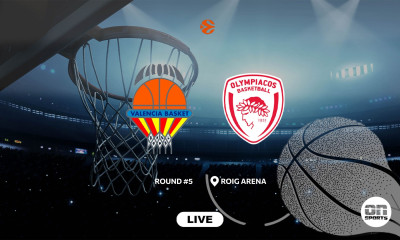 LIVE Βαλένθια - Ολυμπιακός: Η αναμέτρηση των Πειραιωτών στη «Roig Arena» για την EuroLeague