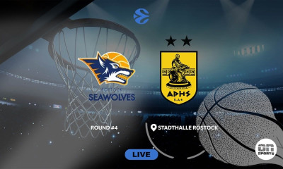 LIVE Ροστόκ - Άρης: Για την 4η αγωνιστική του EuroCup