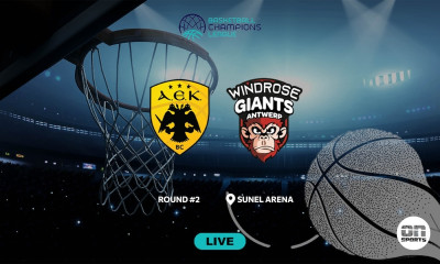 LIVE ΑΕΚ – Αντβέρπ: Η μάχη της «Ένωσης» για το BCL