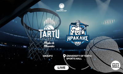 LIVE Ταρτού - Ηρακλής: Το εκτός έδρας τεστ του «Γηραιού» στην Εσθονία