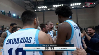VEF Ρίγα - Μύκονος: Έτσι έκαναν το 4/4 στο FIBA Europe Cup οι Νησιώτες (vid)