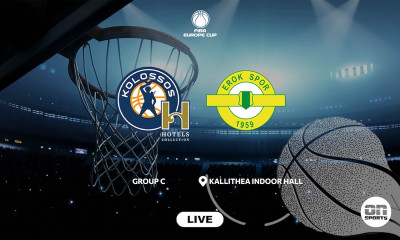 LIVE Κολοσσός Ρόδου - Εροκσπόρ για το FIBA Europe Cup