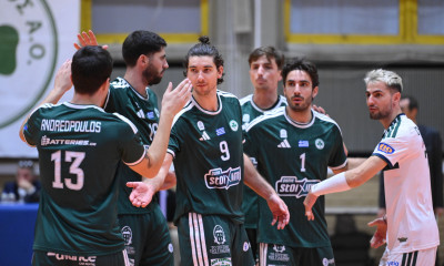 Παναθηναϊκός - Άρης 3-0: Άνετη νίκη για τους «πράσινους» που έκαναν το 2/2 στη Volley League