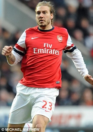 1409699925107 Image galleryImage Nicklas Bendtner of Arsen