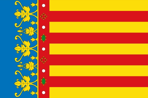 Flag of the Valencian Community 2x3.svg