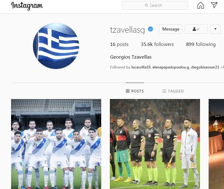 Giorgs Tzavellas Instagram