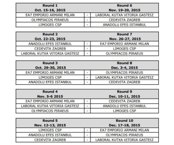 ProgrammaOlympiakosEuroleague