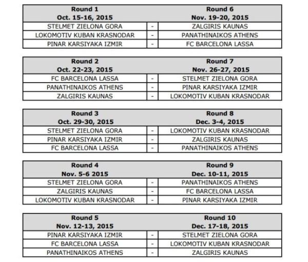ProgrammaPanathinaikosEuroleague