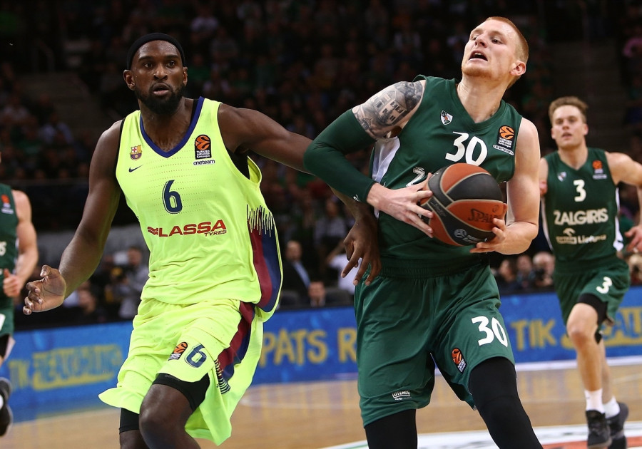 aaron white zalgiris kaunas eb18