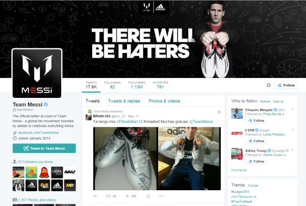 messi twitter