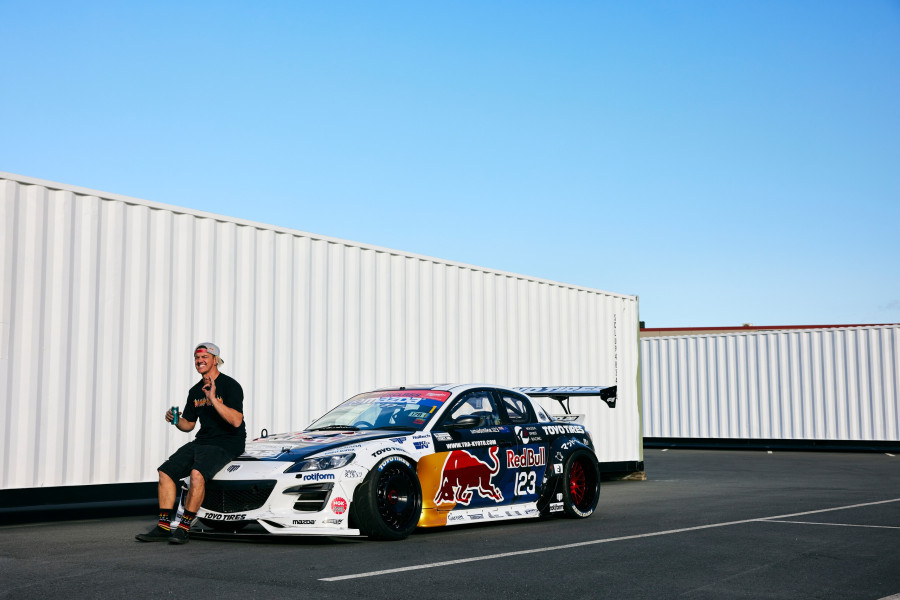 Mad Mike Whiddett and his Mazda RX8