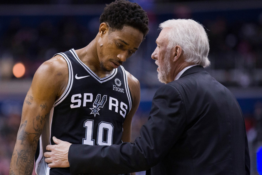 DeMar DeRozan,Gregg Popovich